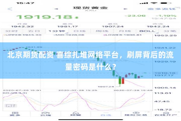 北京期货配资 喜综扎堆网络平台，刷屏背后的流量密码是什么？