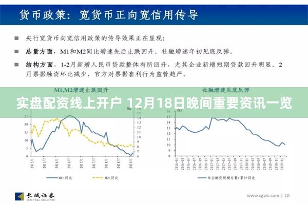 实盘配资线上开户 12月18日晚间重要资讯一览